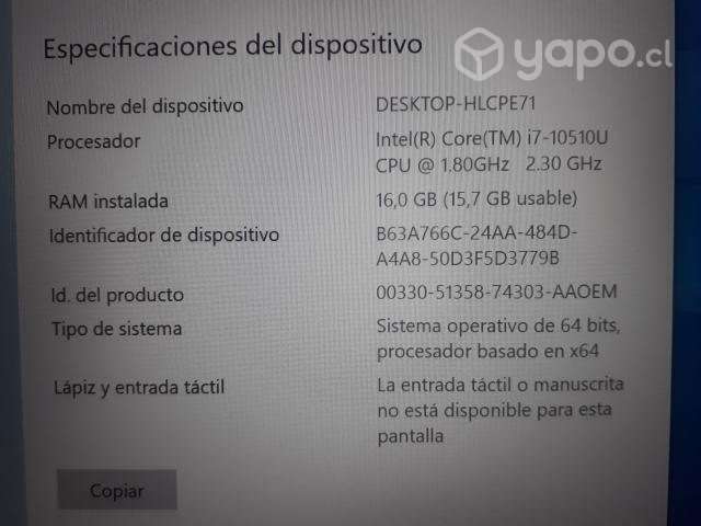 Lenovo Thinkpad L13 I7 16GB Ram - Imagen 2