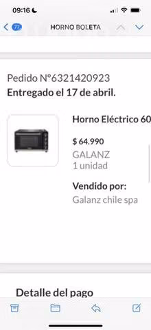 HORNO 60 Lt NUEVO