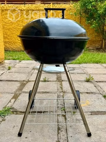 Parrilla redonda a carbón