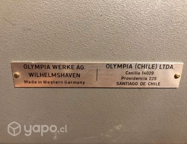 Máquina de escribir Olympia