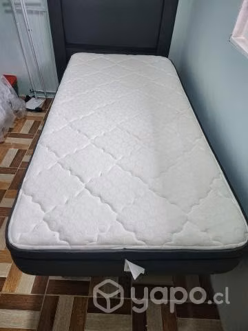 Cama 1 Plaza + Respaldo + Topper - Imagen 5