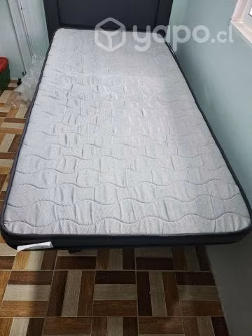 Cama 1 Plaza + Respaldo + Topper - Imagen 6