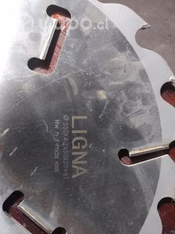 Disco para mesa carpintera de 350. Mm