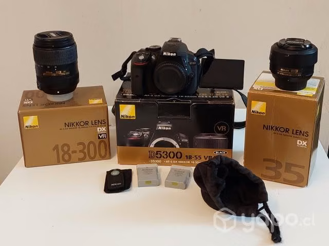 Nikon d5300 + 2 lentes