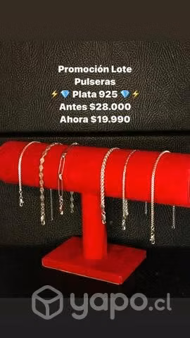 Plata 925 pulseras - Imagen 2