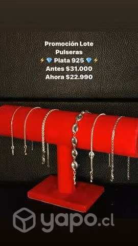Plata 925 pulseras - Imagen 3