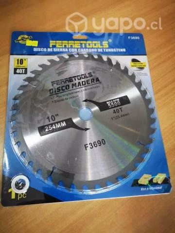 Disco sierra madera 10" 40 dientes