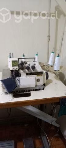 Maquina industrial recta y overlock 5 hilos