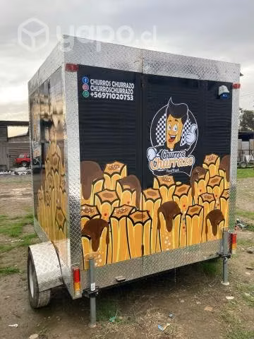 Foodtruck de 2x1.88 color negro
