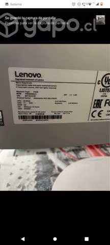 Computador lenovo