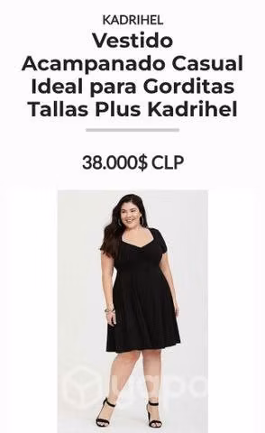 Vestido acampanado