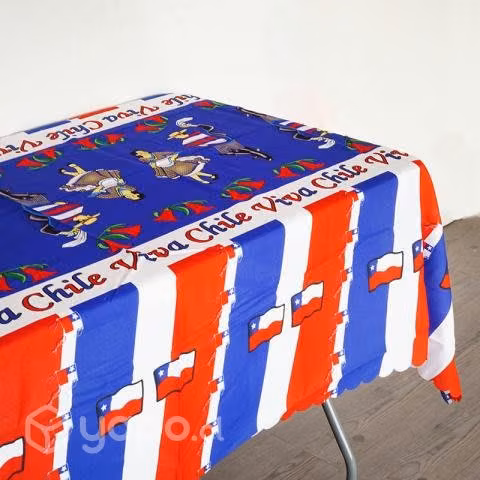 Mantel de tela fiestas patrias dieciochero