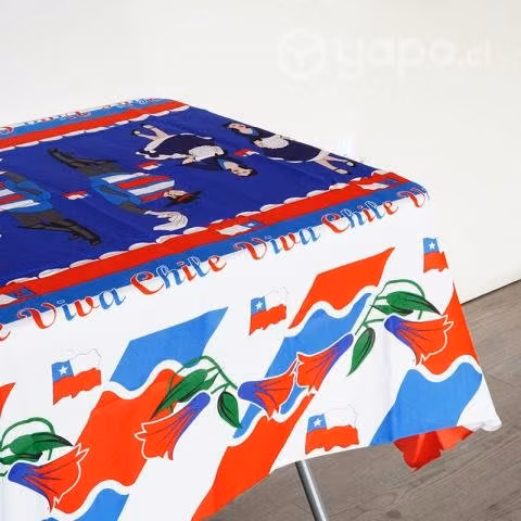 Mantel de tela fiestas patrias dieciochero
