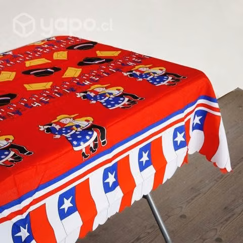 Mantel de tela fiestas patrias dieciochero