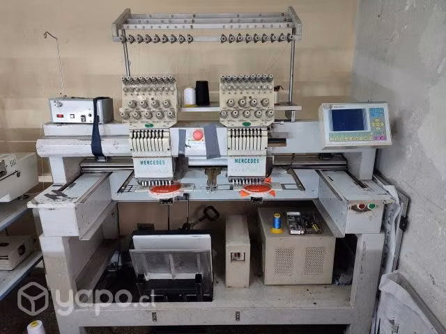 Bordadora industrial feiya 2 cabezales