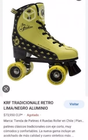 Patines quad KRF talla 40