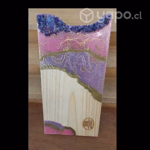 Tablas de picoteo con resina