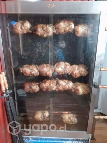 Maquina de pollo al spiedo