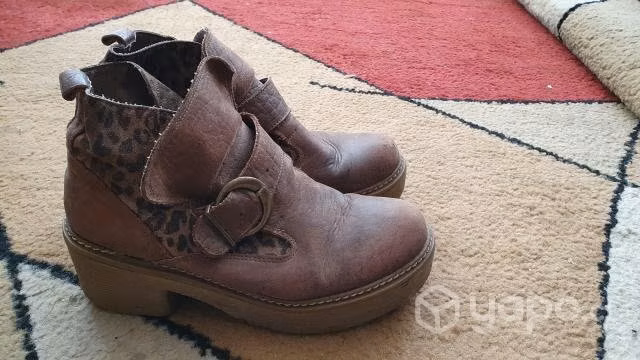 Botines cuero nacional