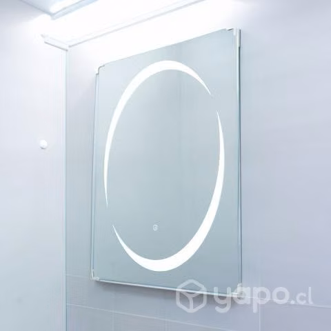 Espejo para baño touch con luz led 60×80