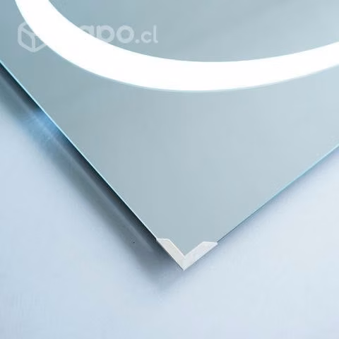 Espejo para baño touch con luz led 60×80