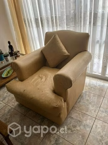 Sillón de cuerina