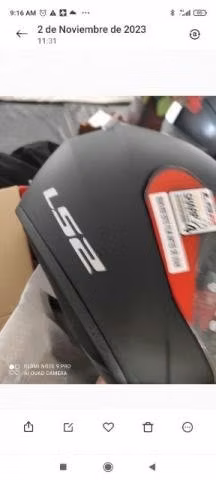 Casco de moto LS2 nuevo negro - Imagen 3