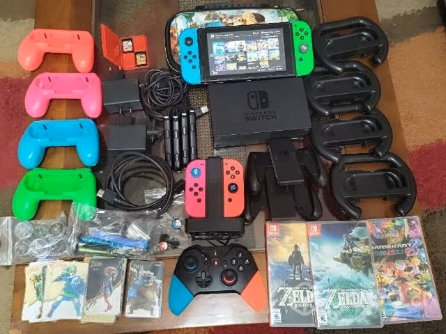 Nintendo Swicht full juegos y accesorios