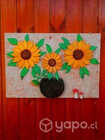Cuadros de madera ,pintado y protegido - Imagen 2