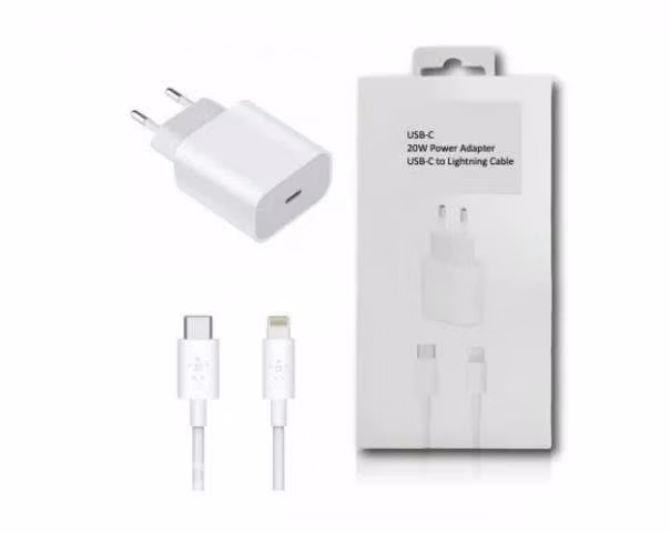 Cargador Para iPhone 20w Cable Usb-c Compatible iP - Imagen 3
