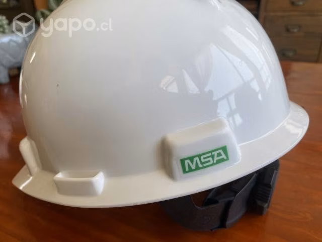 Casco msa blanco