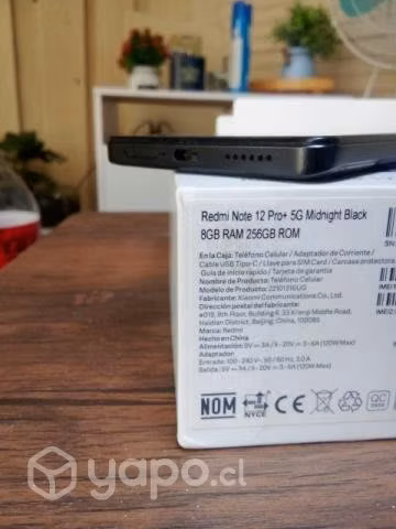 Note 12 pro 256 GB