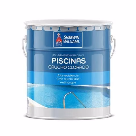 Pintura Piscinas Caucho Clorado sherwin Williams