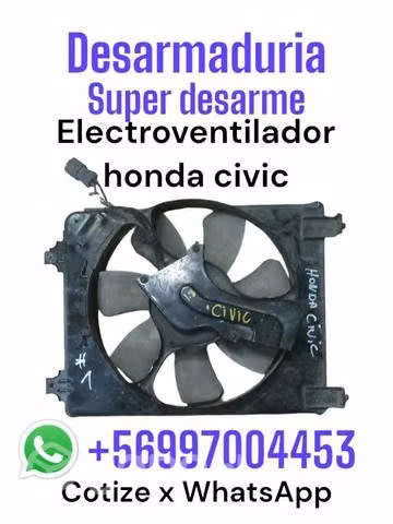 Electroventilador Honda Civic desarmaduría