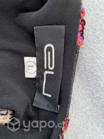 Vestido para fiestas lentejuelas y plisado - Imagen 4