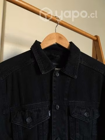 Chaqueta Negra Mezclilla - Imagen 5