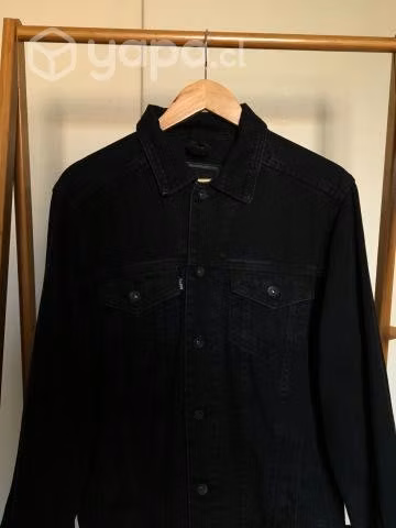 Chaqueta Negra Mezclilla - Imagen 3