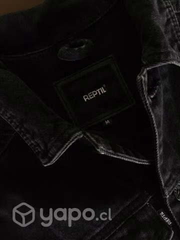 Chaqueta Negra Mezclilla - Imagen 4