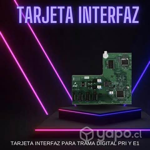 Tarjeta interfaz para trama digital pri y e1