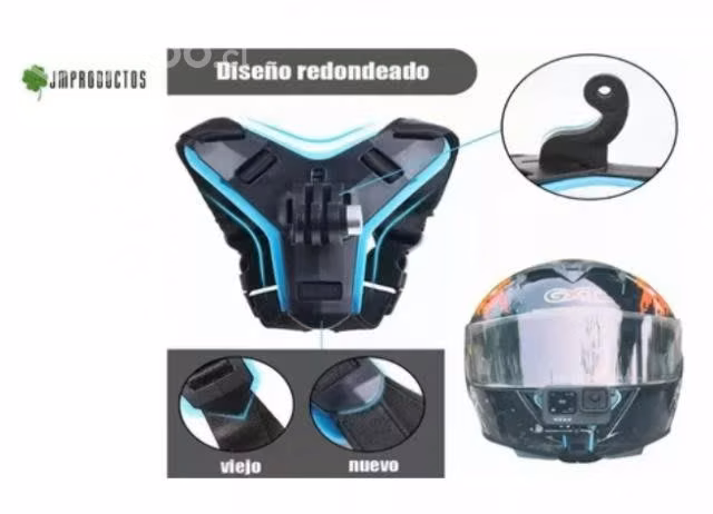 Soporte Casco Gopro Hero Moto Sjcam Eken