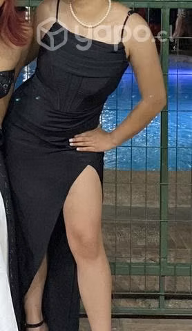 Vestido de gala Negro - Imagen 2