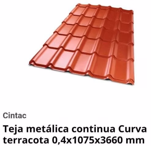 12 planchas zinc