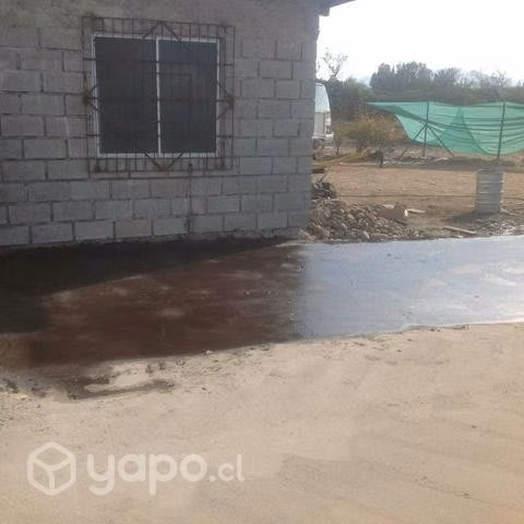 Aplicacion de asfalto y de slurry