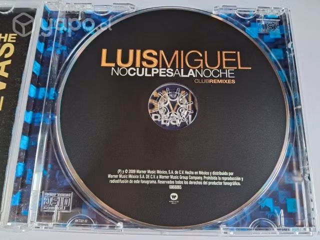 Cd Luis Miguel - No culpes a la noche (ClubRemixes