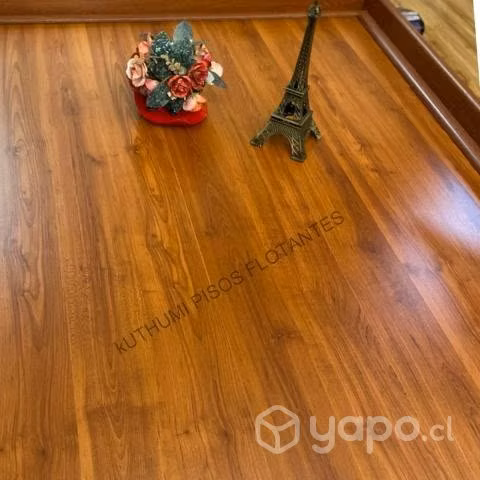 Piso Flotante color Cerezo 8mm Alto Trafico