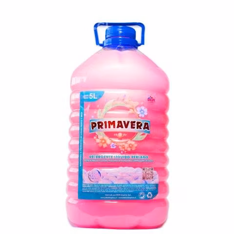 Pack 4 Detergente Líquido Primavera Rosado 5 lts