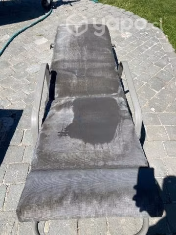 Reposera con cojin para forrar. Estructura en muy