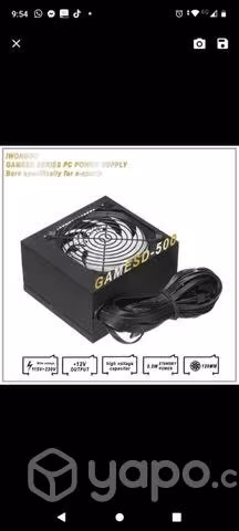 Fuente gammer RGB de 600w