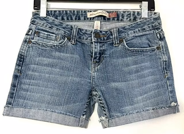 Shorts Elásticado Marca Aeropostale Talla 34/36