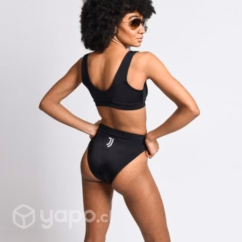 Juventus Traje de Baño Mujer Negro c/ Logo